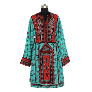 BDR047 Real Vintage Kuchi hecho a mano Balochi bohemio único vestido Vintage hecho a mano bohemio Banjara Baluchi Real Vintage vestido - Product Image 1