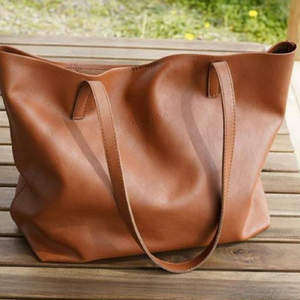 Bolsos de Mano de Cuero, Elegantes y Casuales, Bolsos de Compras para Mujer - Product Image 1