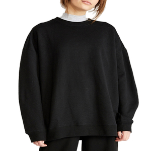 Fashion winter drop shoulder casual half zip up multi color block women's sweatshirts - Product Image 5