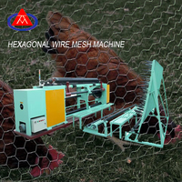 Machine à filet hexagonal en promotion pour la fabrication de gabions et de clôtures pour poulaillers, installation sur site, GARANTIE 1 AN