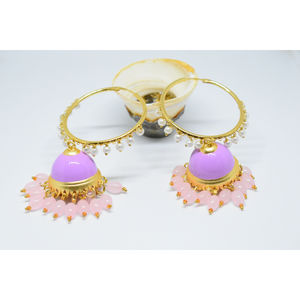 ต่างหูแบบจุ๊มก้า ฮักกี้ ทองเหลืองเคลือบด้านสีทองสวยงาม ดีไซน์แบบมีนาการี ดั้งเดิม สวยงามทันสมัย ปี 2025 สำหรับเด็กหญิงและสตรี - Product Image 1