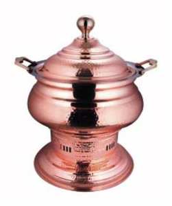 Vente en gros et fournisseurs de chauffe-plats en cuivre martelé - Product Image 1