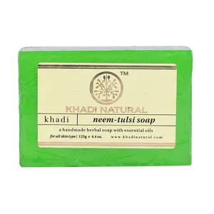 手工甘油印em-TULSI肥皂清洁，调理和滋养皮肤125克