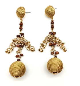 Fashion Handmade Boho Women Jewelry Wholesale Miyuki Jewelry Seed Beaded Tassel Jewelry <b>Earrings</b> - Product Image 1