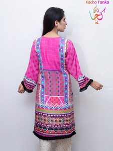 Derniers produits kurti pour femmes en gros/Pakistanaise dames Kurti / Ladies lenin kurti trucs d'hiver - Product Image 3