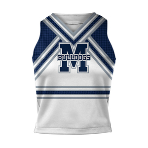 Uniformes personalizados de animadora para chica joven, con carcasa superior con tinte completo, sublimación, nombre del equipo - Product Image 1