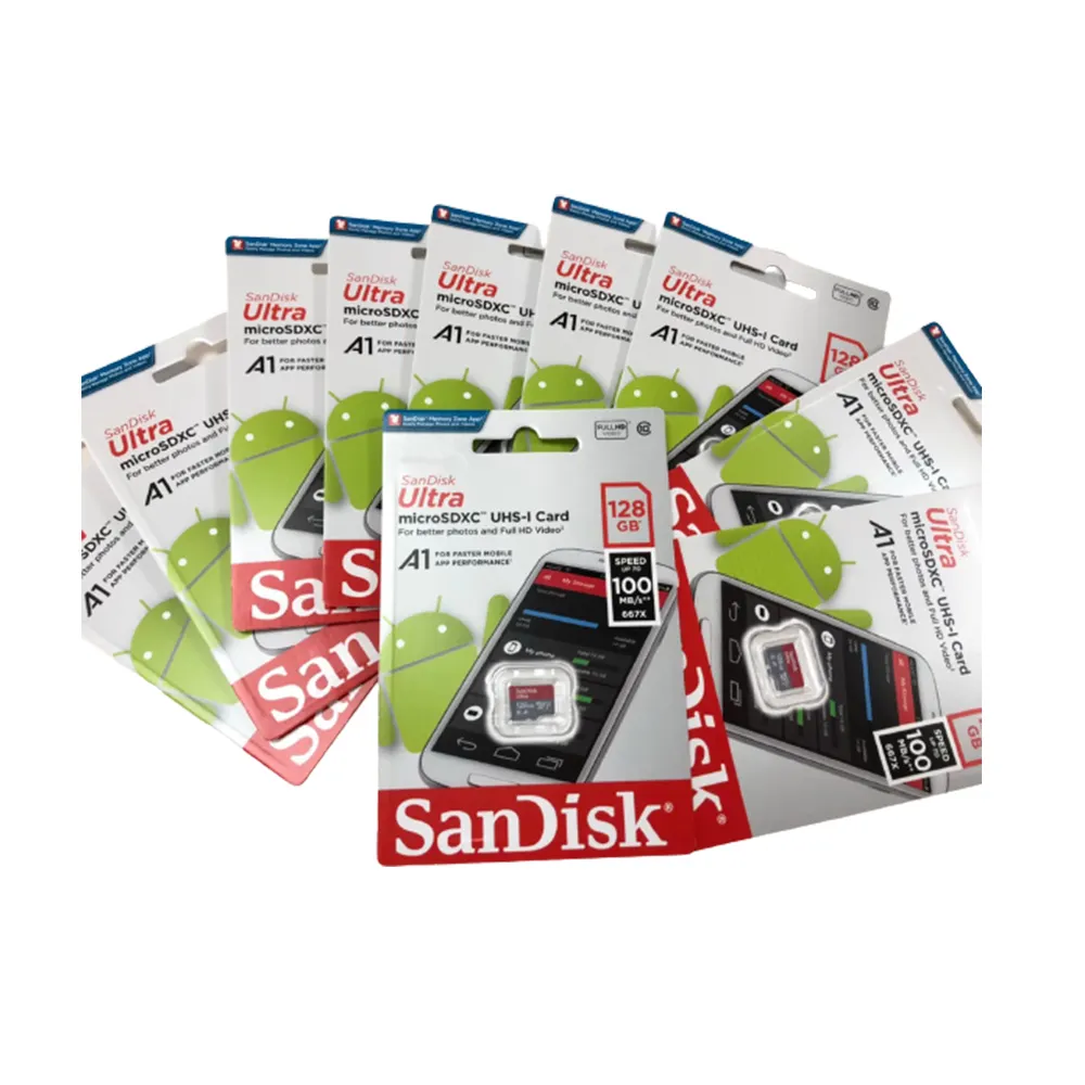 SanDisk SDSQUAR 128gb Micro Sd Card Memory