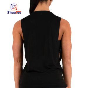 Débardeur respirant Fitness Sport Vêtements de Sport En Cours D'exécution Femmes Gym Personnalisé Logo Imprimé Pour Débardeurs Sexy Dames - Product Image 3