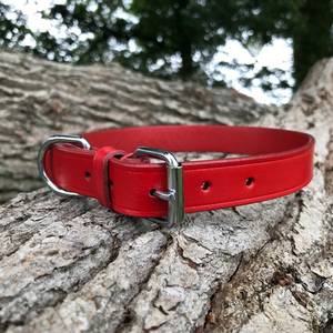 Fait à la main En Cuir Souple Collier de Chien - Product Image 2