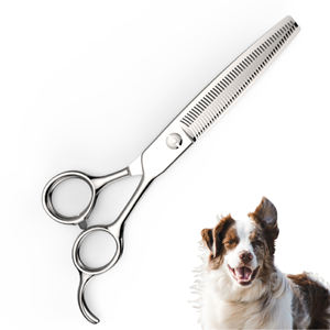 Ciseaux professionnels de haute qualité en acier inoxydable, outil de toilettage pour chiens, ciseaux amincissants, 5 pièces - Product Image 1