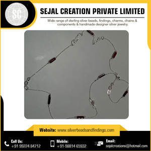 Collar de plata fabricante indio al por mayor - Product Image 2