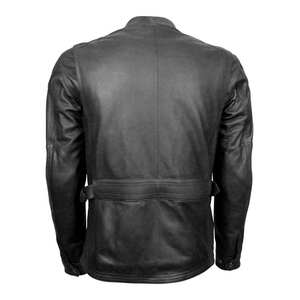 Fait Moto Vestes En Cuir Hommes Racing Street Biker Veste Durable Confortable et Élégant - Product Image 2
