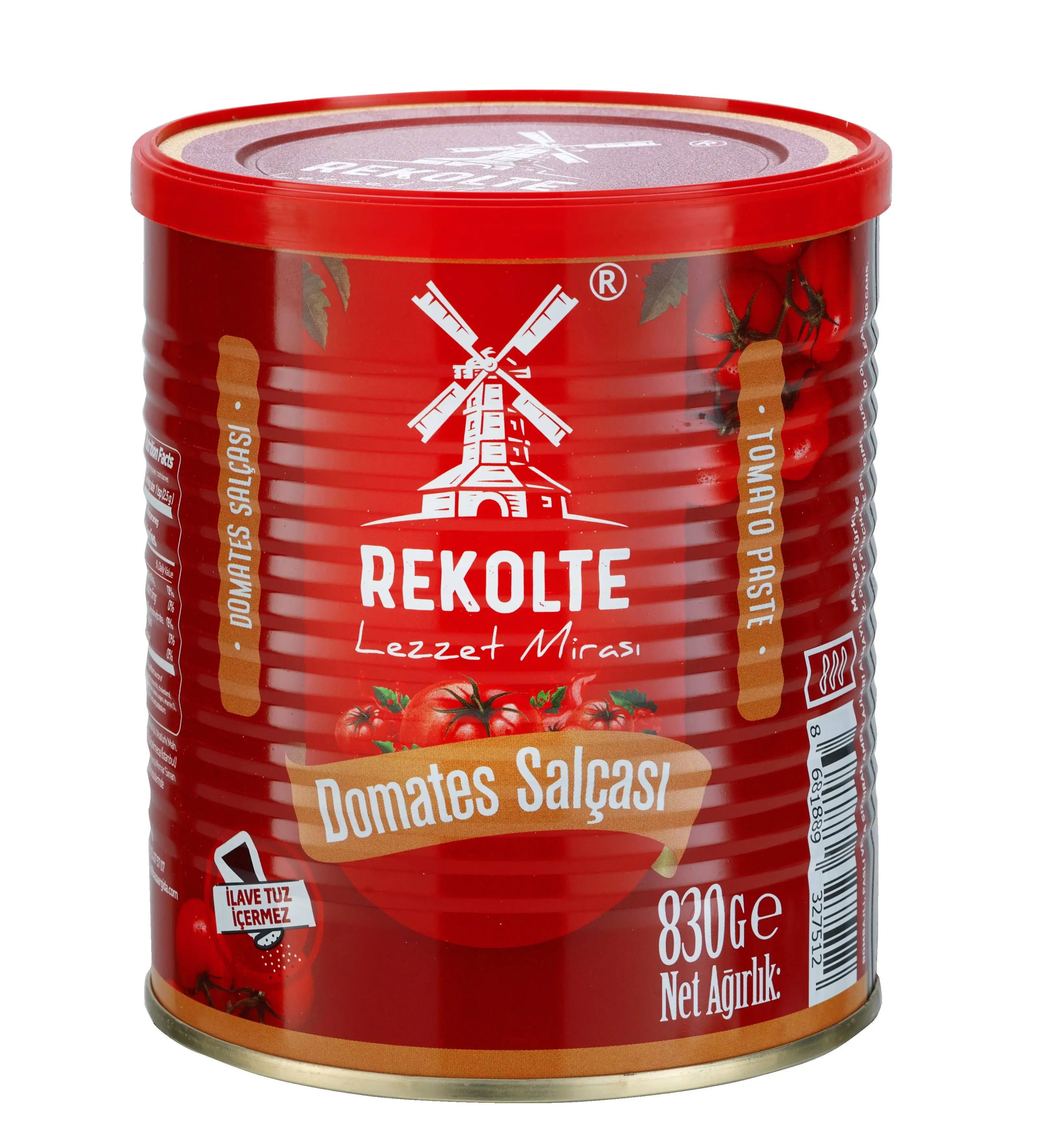 Rekolte easy open缶詰トマトペースト830 gr