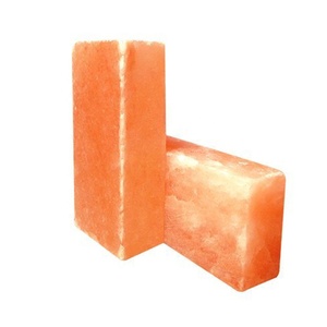 Pink Himalayan Salt <b>Block</b> & Tile-Carved Geometric Salt Lamp Cooking Slab with Real Touch by Sian Enterprises - Product Image 4