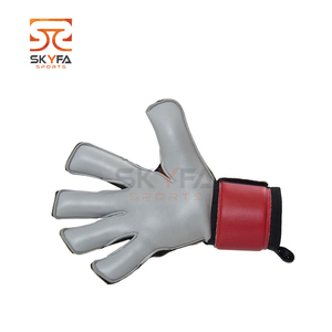 Gants de gardien de but professionnels pour jeunes et adultes Gants de sport en cuir respirants brodés personnalisés Gardiens de but de football OEM - Product Image 2