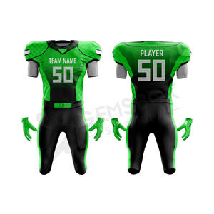 Uniformes personnalisés de football américain respirants à séchage rapide nouveau design ensembles grande taille impression par sublimation en gros - Product Image 4