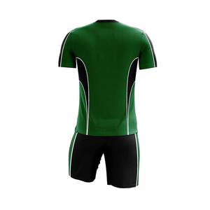 Custom OEM Logo Unisex Team Printed Sports Soccer Uniform Football Jersey and <b>Shorts</b> Sets 100% <b>Polyester</b> High Quality - Product Image 4