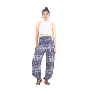 Napat ropa de la tribu de las mujeres pantalones harem en azul marino PP0004 020049 03 listo para nave - Product Image 1