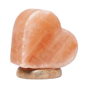 Heart Shaped <b>Himalayan</b> <b>Salt</b> <b>Lamp</b> Organic Carved Electric Cord <b>Bulb</b> Included Eco-Friendly Home Decoration Natural Crafts Product - Product Image 4