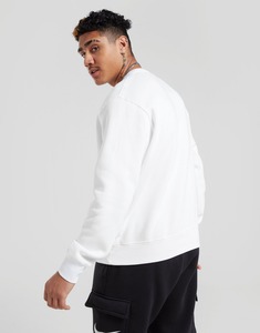 Men's O-Neck <b>Fleece</b> <b>Sweatshirt</b> Polyester/Cotton Blend Waterproof Eco-Friendly Winter Pullover Quick Dry Breathable Solid Lined - Product Image 3