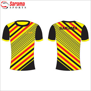 La última camiseta de softbol con diseño frontal de talla grande transpirable bordado Sublimación de buena calidad - Product Image 3