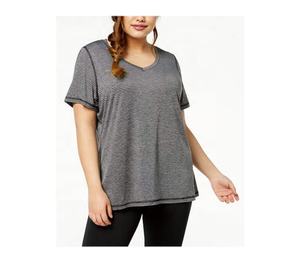 New fashion lady short sleeve causal wholesale o neck women t shirt custom t shirt - Product Image 1