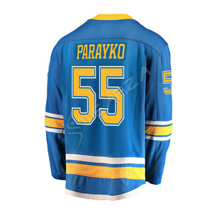 Vente en gros de maillots de hockey sur glace avec logo d'équipe personnalisé, motifs de couture, sublimés, uniformes de hockey sur glace en polyester - Product Image 3