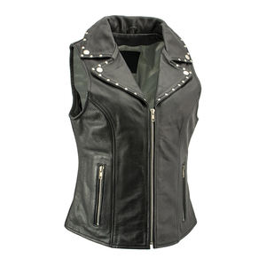 Gilet en cuir décontracté pour moto, hiver, à carreaux, imperméable, coupe-vent, respirant, design personnalisé pour hommes et femmes - Product Image 5