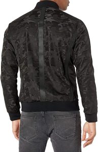 Veste bomber de golf à manches longues pour homme, veste décontractée d'hiver, sport, boutons recouverts de toile, coupe-vent, respirante, vintage - Product Image 2