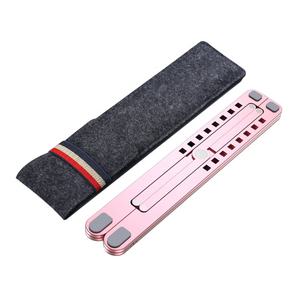 Aluminum Alloy Portable Folding Storage Notebook <b>Stand</b> Metal Laptop/<b>Tablet</b> Holder in Stock - Product Image 4