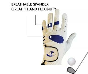 Gants de golf de haute qualité, design personnalisé, avec doigt complet, vente en gros de nouveau cuir véritable à bas prix et logo, meilleures ventes, neufs - Product Image 3