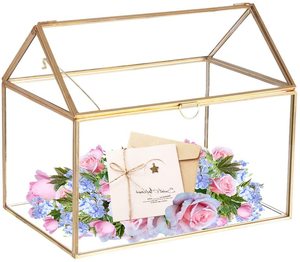 High Quality Indoor <b>Plant</b> Metal <b>Frame</b> Geometric Glass Terrarium - Product Image 1