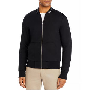 Fortune Apparel Custom Made New Arrival Unisex Bomber <b>Jacket</b> in Black Quick Dry & Windproof 100% Polyester Winter Ready - Product Image 1