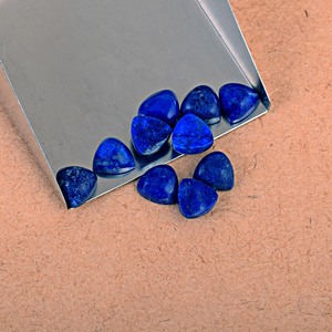 ราคาขายส่ง ลาพิส ลาซูลี เกรด 3A แบบทำมือ เรียบเนียน รูปทรงคาโบชอง พลอยกึ่งมีค่าธรรมชาติ สำหรับทำเครื่องประดับและบำบัดรักษา - Product Image 3