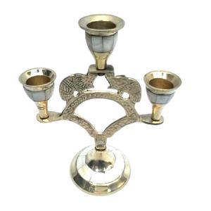 Bougeoir d'église en laiton fait à la main grand vadrouille en métal Design pour la décoration intérieure - Product Image 2