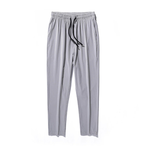 Pantalon décontracté pour homme, couleur unie, taille élastique, vêtements de sport, mode été - Product Image 6