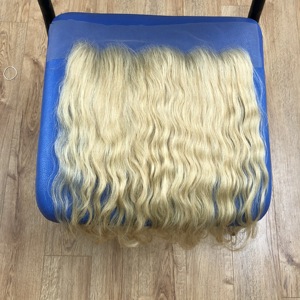 Frontal ondulado natural HD de encaje con boder tamaño 13x6 vietnamita cabello humano crudo pelo sin procesar - Product Image 4