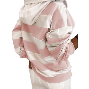 เสื้อสเวตเชิ้ตพิมพ์ลายดาว OEMStripe สำหรับผู้หญิง เสื้อฮู้ดแขนยาวลำลอง - Product Image 2