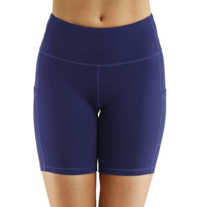 Pantalones cortos de gimnasio con logotipo de etiqueta privada, pantalones cortos informales de cintura alta al por mayor, pantalones cortos de talla grande personalizados para mujer - Product Image 1