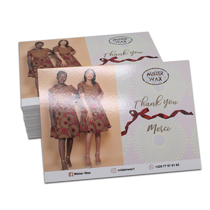 Thẻ cảm ơn in ấn tùy chỉnh, bao bì quà tặng nhỏ sang trọng mạ vàng hồng dễ thương, in ấn cá nhân hóa cho doanh nghiệp - Product Image 4