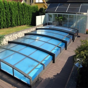 Cubierta de Policarbonato de Alta Calidad <span class=keywords><strong>para</strong></span> Móviles, Carcasas <span class=keywords><strong>para</strong></span> Móviles. Carpa de 13m X 6m con Techo Retráctil <span class=keywords><strong>para</strong></span> Piscina, Resistente al Invierno - Product Image 4
