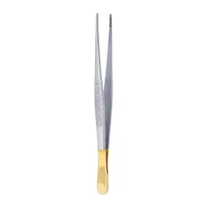 Pinzas de tejido TC DeBakey pinzas de pulgar quirúrgicas abrazadera atraumática Vascular de 15cm, punta de 1,5mm - Product Image 1