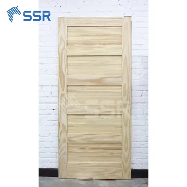 La madera de pino Radiata puerta/blanco shaker-granero-varios estilos