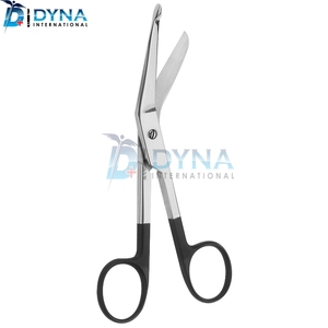 Ciseaux à pansements Supercut de haute qualité 14,5 cm (5 3/4 po.) (Manche noir), Instruments orthopédiques certifiés CE Classe I - Product Image 2