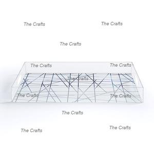 Bandeja de servicio acrílica de calidad de lujo para vajilla de hotel y restaurante bandeja de servicio de comida de té de café a granel - Product Image 6