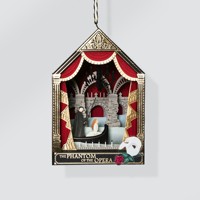 Kit miniature de l'Opéra Phantom personnalisé, 4 ornements suspendus, facile à utiliser, bricolage éducatif, écologique, maisons de poupées de haute qualité