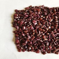 Pierre précieuse en rubis rouge de qualité AAA, taille baguette naturelle, certifiée IGI