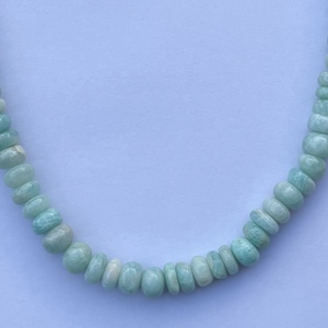 8mm 10mm Naturel Vert Amazonite Pierre Lisse Rondelle Perlée Pierres Précieuses Collier Fabricant Semi Précieux En Gros Meilleur Prix - Product Image 3