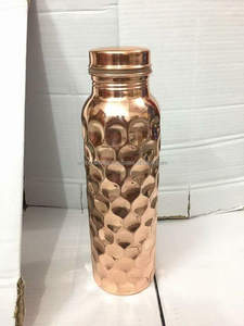 Botella de agua de cobre hecha a mano, nuevo diseño, precio al por mayor - Product Image 2