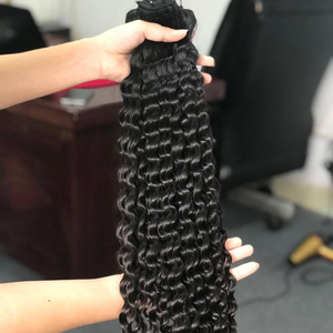 Usine directe 24 pouces crépus bouclés lâche vague profonde Remy cheveux tissage Extension Vietnam cheveux humains de Ivirgohair - Product Image 1